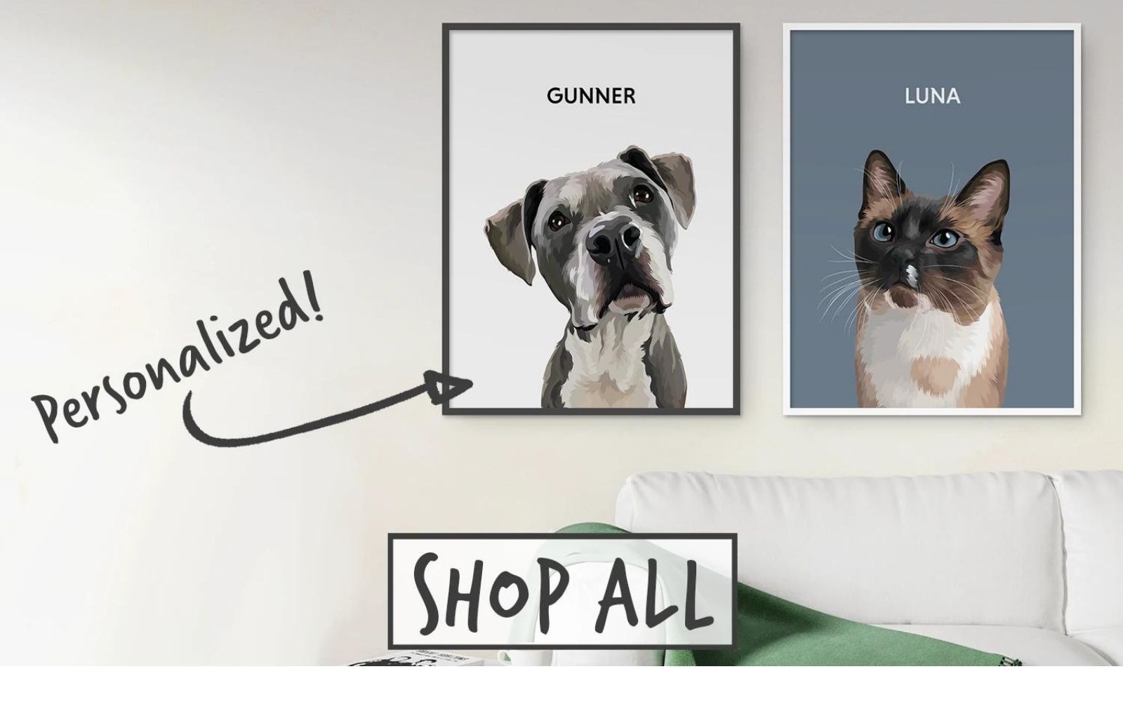 print our pet personalized artwork