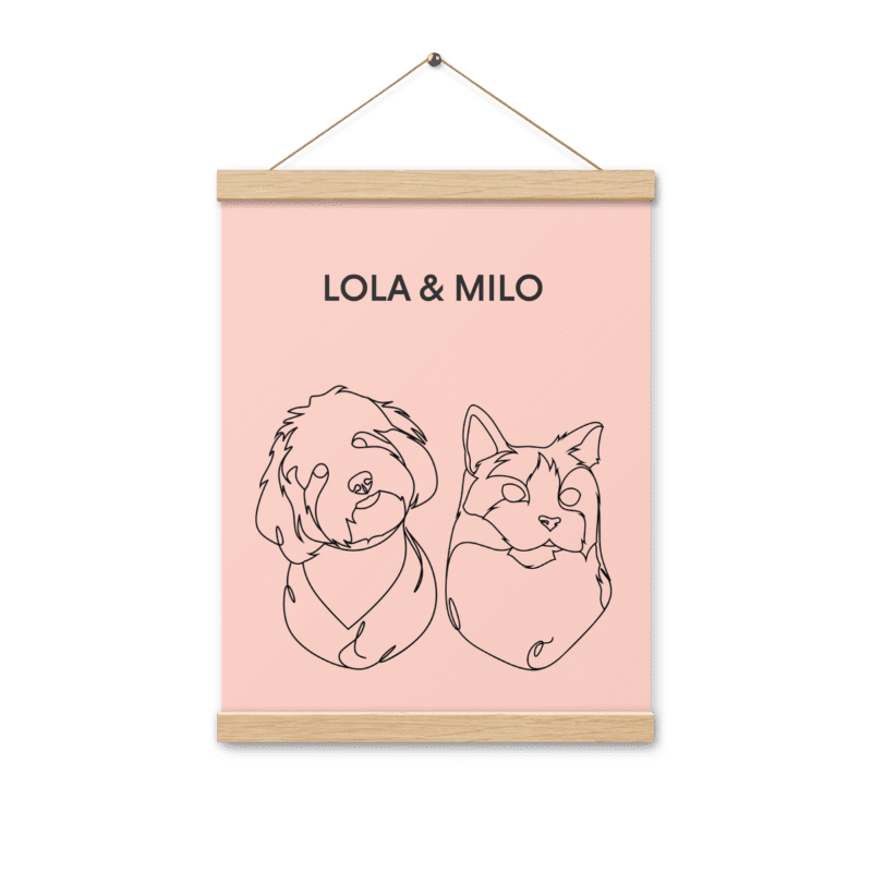 Red Oak / 8"x10" / Rose