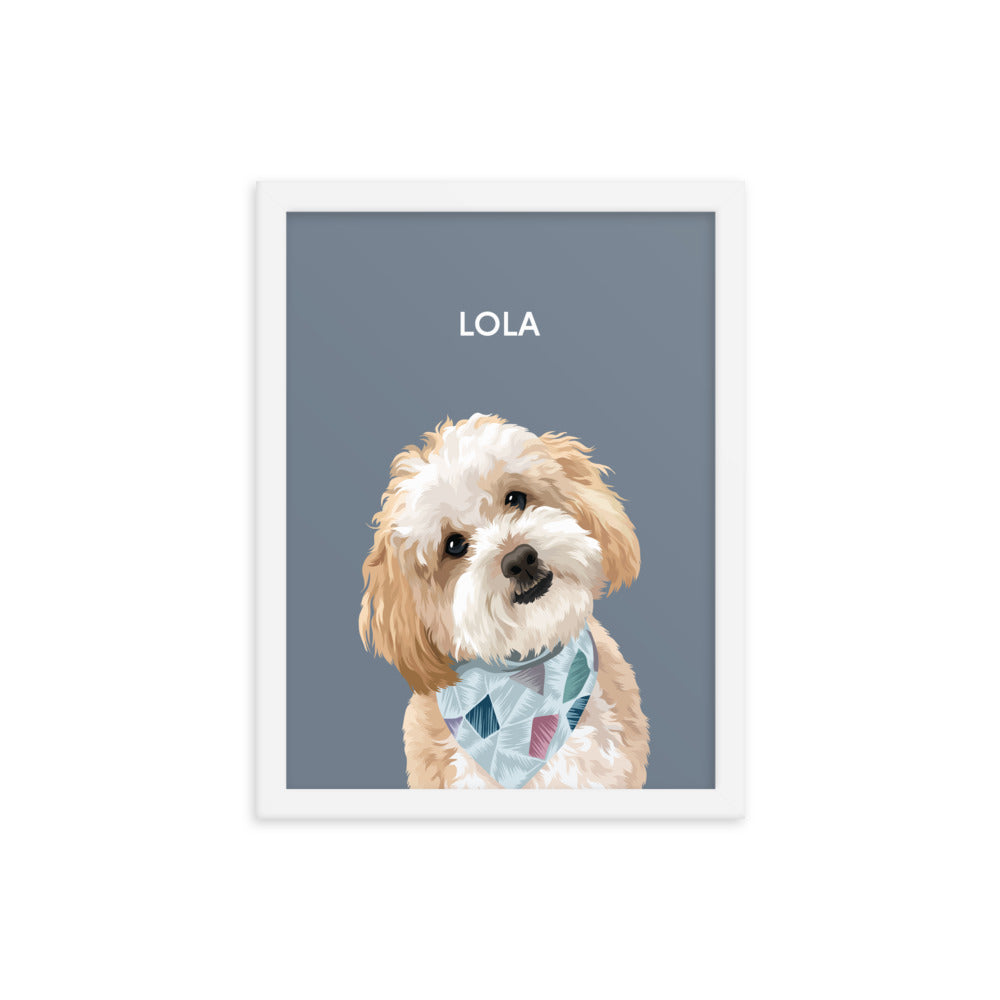 White / 8"x10" / Slate