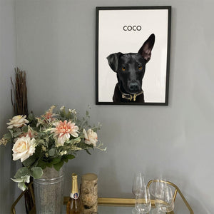 Custom Pet Portrait (Framed)---Test