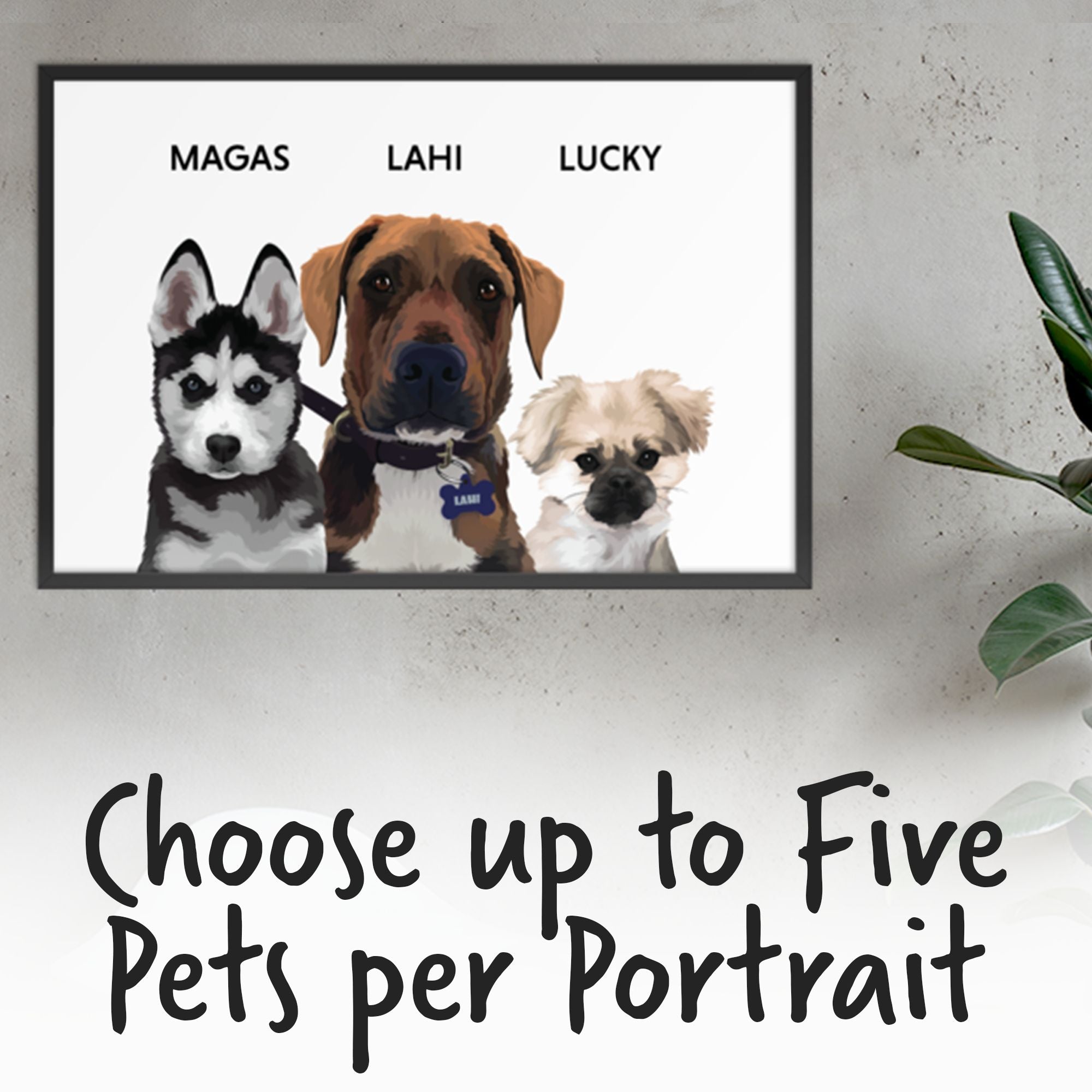 Custom Pet Portrait (Framed)---Test