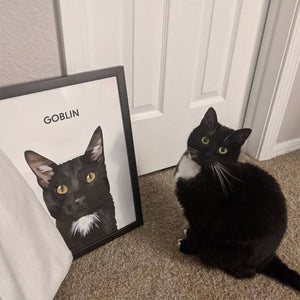 Custom Pet Portrait (Framed)---Test